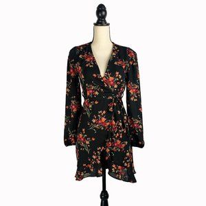Floral Wrap Dress